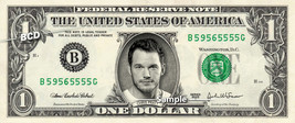 CHRIS PRATT on REAL Dollar Bill Cash Money Memorabilia Collectible Celeb... - £7.12 GBP