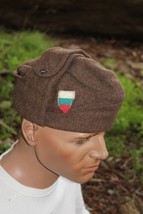 Vintage Soviet Era Bulgarian military wool pilotka cap hat communist socialist - $15.00