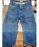 Levis Jeans Mens Size 36 X 29 Loose Straight Leg 569 Husky Distress Blue... - $446.47 MXN