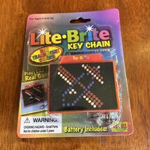 Vintage Fun 4 All Hasbro LITE BRITE KEYCHAIN Sealed 2001 Red C2 - $14.22