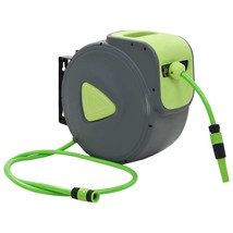 Automatic Retractable Water Hose Reel Wall Mounted 30+2 m - £80.78 GBP