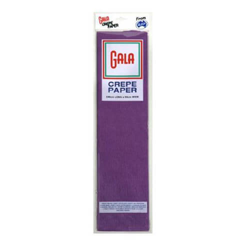 Gala Crepe Paper 12-Pack (240x50cm) - Purple - $36.98