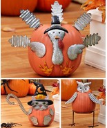 Metal Pumpkin Decoration, CHOOSE Style - £14.94 GBP