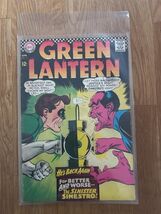 Green Lantern Comic Number 52 Classic Sinestro Cover DC Vintage Comic - $43.34