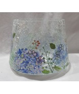 Yankee Candle Clear Crackle Jar Shade J/S Spring HYDRANGEAS Floral Flowers - $50.99