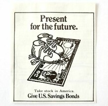 1975 US Savings Bonds Stocks Money Advertisement Financial Saving C82QST - $19.99