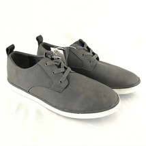 Goodfellow &amp; Co Mens Khalil Sneakers Lace Up Gray Faux Leather 10.5 - £20.76 GBP