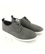 Goodfellow &amp; Co Mens Khalil Sneakers Lace Up Gray Faux Leather 10.5 - £20.45 GBP