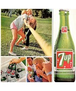 7 Up Where There&#39;s Action 1965 Advertisement Soda Pop Beverage DWII1 - €52,12 EUR