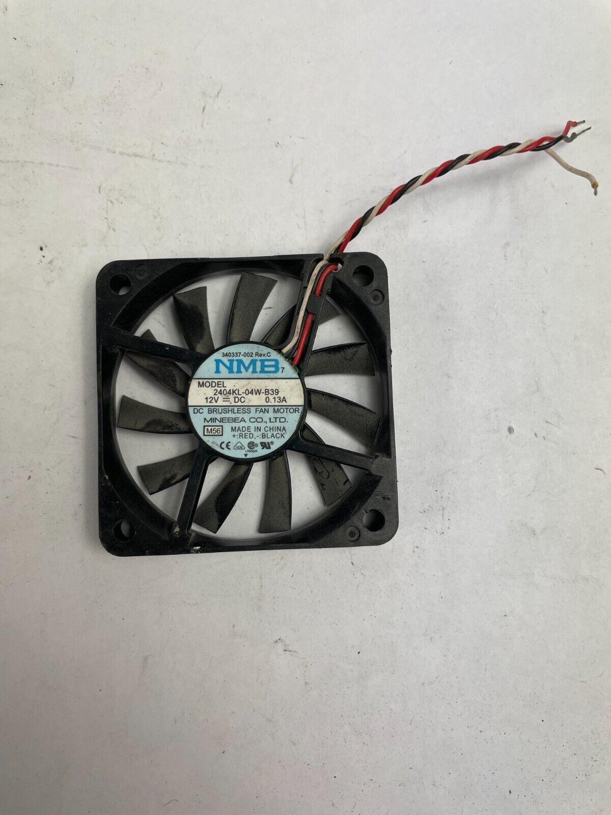 NMB 2404KL-04W-B39 DC Brushless Fan Motor DC 12/V 2 - Wire CPU Cooling Fan - $14.84