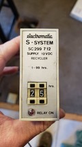 RARE ELECTROMATIC SC299 712 S SYSTEM RECYCLER Supply Receiver Manual TIMER - $57.00