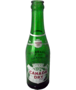 Canada Dry Ginger Ale Bottle Soda Pop Green Glass Duraglas 7 oz ACL Jama... - £15.46 GBP