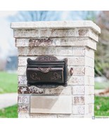 Antique Bronze Finishing Cast Aluminum Wall Mounted Mailbox, Weather-Res... - £93.79 GBP