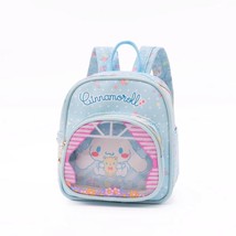 Sanrio Hello Kitty Backpack Fashion Girl Kuromi Bag Kawaii Cartoon Kids Shoulder - £36.52 GBP