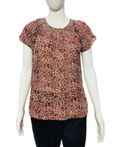 Ulla Johnson Damen Blumendruck bestickt Kurzarm Bluse Tunika Top S 4 - £74.02 GBP