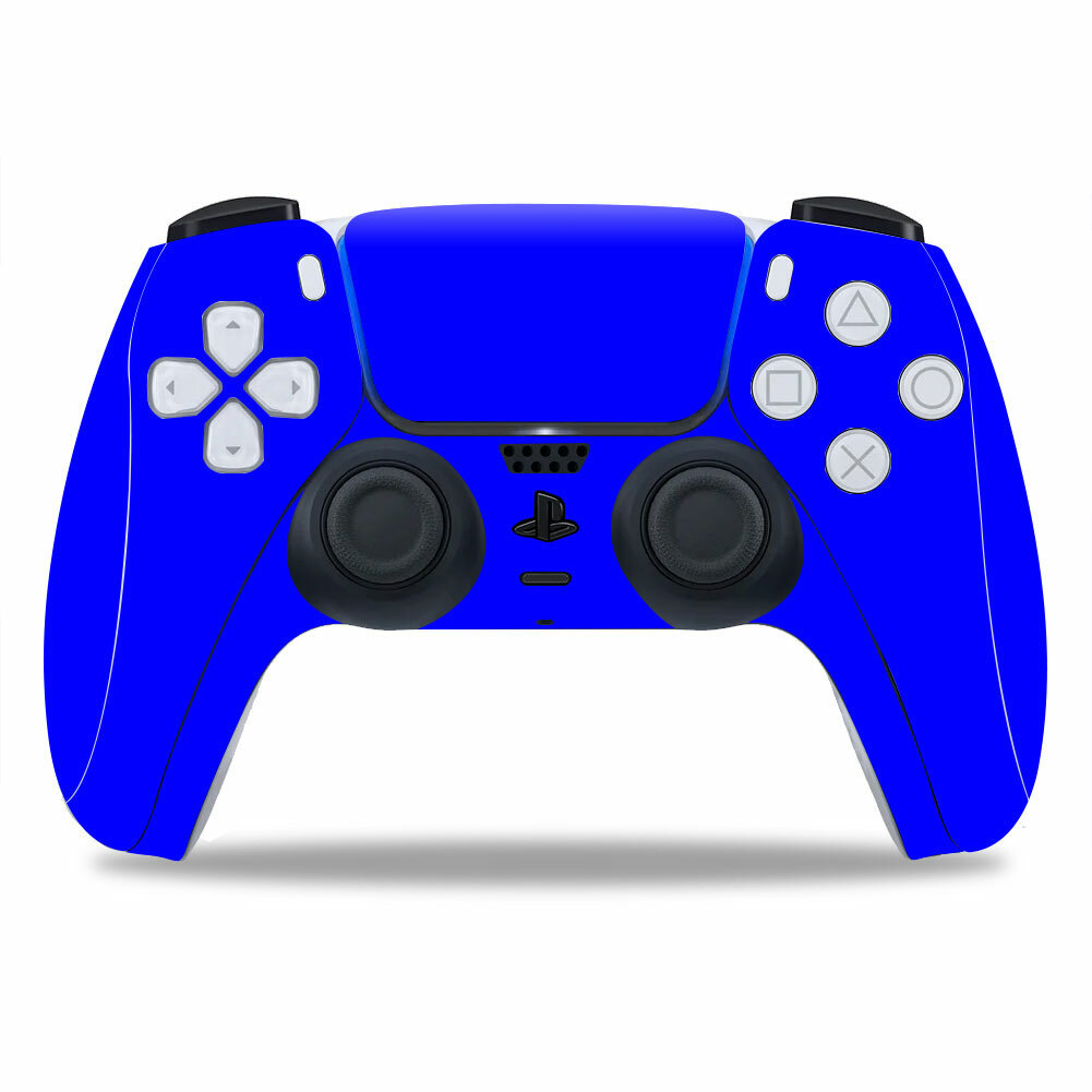 For PS5 Controller Skin Decal (1) Blue Vinyl Cover Wrap  - $7.88