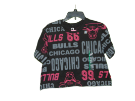 Chicago Bulls Crop Top T-shirt Medium Women New - $10.69