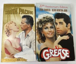 VHS Musical South Pacific And Grease - £5.50 GBP
