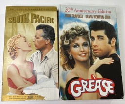 VHS Musical South Pacific And Grease - $6.89