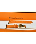 Authentic Kilim Hermes Orange Band Custom 24k Gold Buckle And Adapters - £750.60 GBP