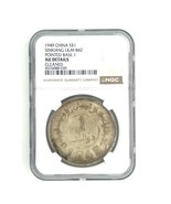 1949 China S$1 Dollar Sinkiang L&amp;M-842 Pointed Base 1 by NGC as AU DETAILS - €1.998,90 EUR