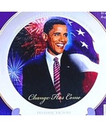 President Barack Obama Historic Victory Collectable Plate Porcelain 22k ... - £15.58 GBP