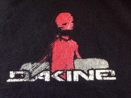 Dakine Alien Skater Skateboard Black 100% Cotton Mens T-Shirt M 39&quot; Chest - £18.06 GBP