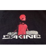 Dakine Alien Skater Skateboard Black 100% Cotton Mens T-Shirt M 39&quot; Chest - £18.08 GBP