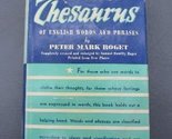 Roget&#39;s Thesaurus of English Words and Phrases [Hardcover] Peter Mark Roget - £2.30 GBP