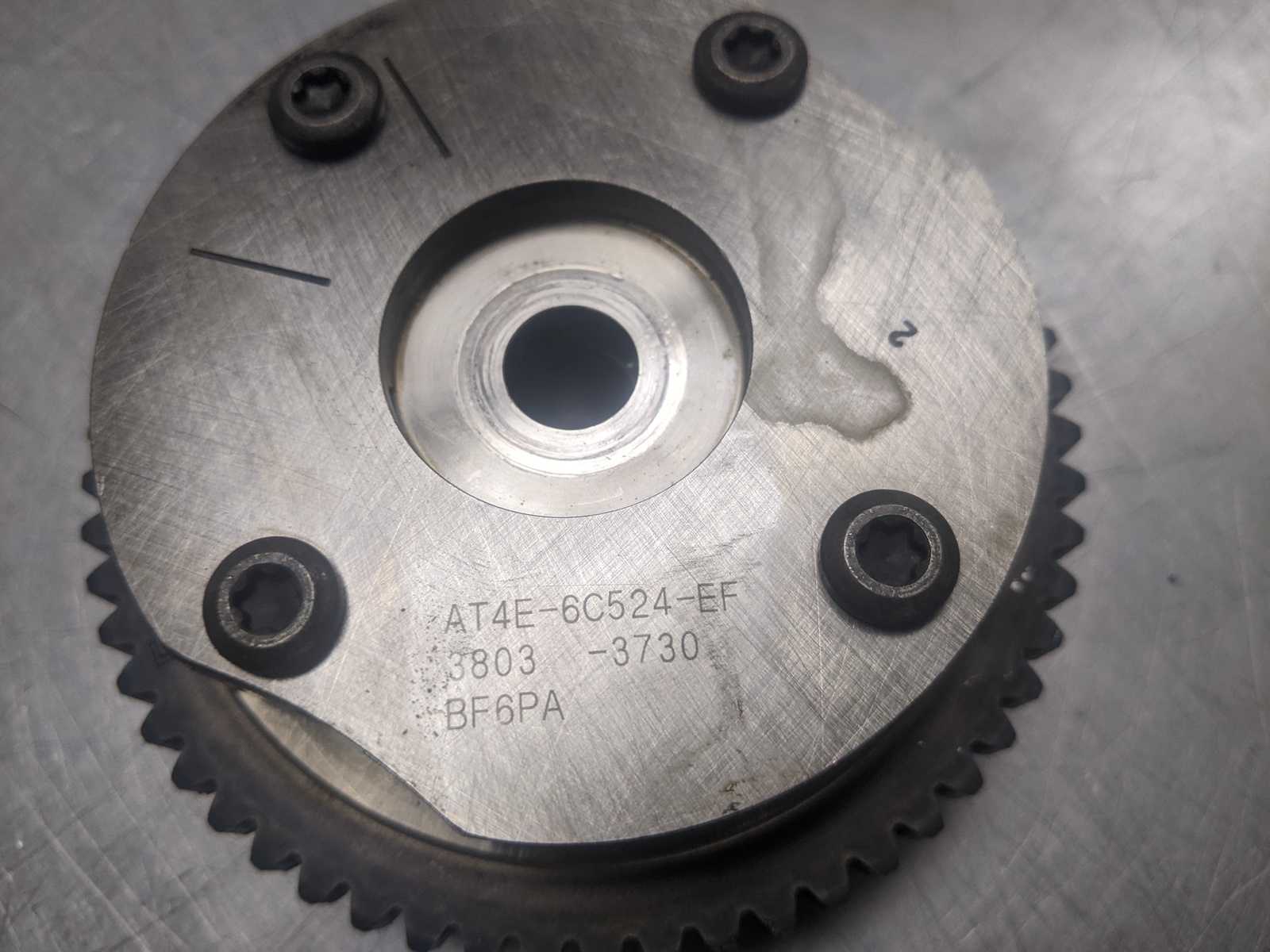 Intake Camshaft Timing Gear From 2014 Ford Flex 3.5 AT4E6C524EF Sprockets