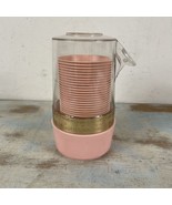 Vtg Solo Cup Paper Cup Dispenser Pink &amp; Gold 1970s Bathroom Decor “Dixie... - £11.09 GBP