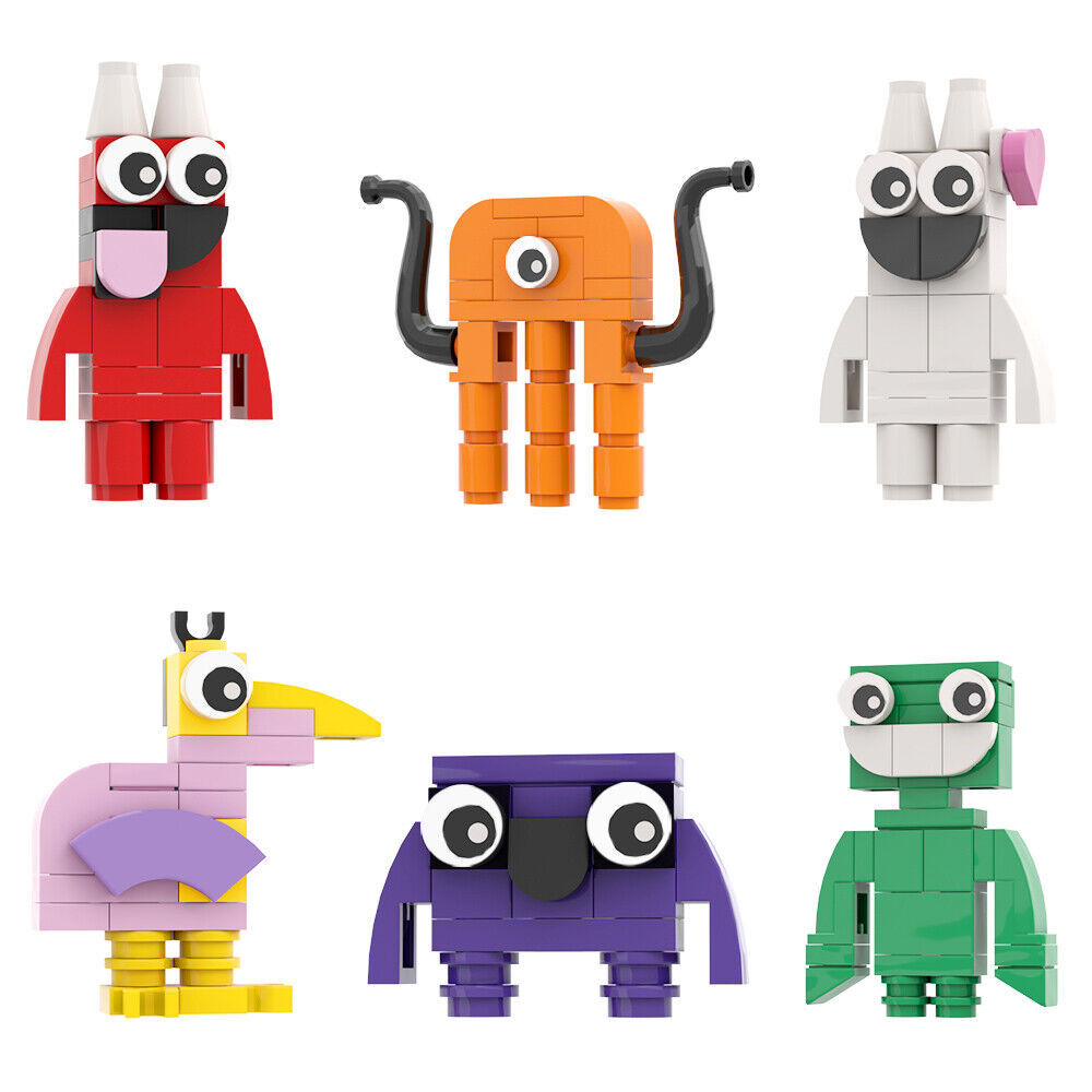 BuildMoc 6-in-1 Ju_mb0 J0sh Mini Monster Set 134 Pieces from Indie Horro... - $8.90