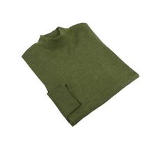 Men PRINCELY Italian Wool Blend Pullover Mock Slim 84001-00 A.Haki Olive 265 image 2