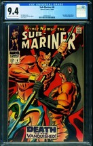 Sub-mariner #6 CGC 9.4 1968-marvel Comic-2093072012 - $577.15