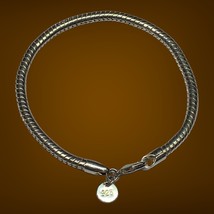 sterling silver snake bracelet 17 Grams 8” Long - £69.01 GBP