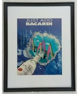 Vintage Print Magazine Ad Light Silver Label Windsurfing Just Add Bacard... - €9,69 EUR