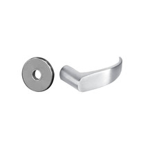 Storeroom Closet Mortise Trim Only with P Lever &amp; LN Rose, Satin Chrome - $559.69