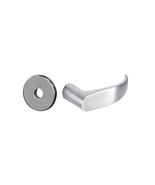Storeroom Closet Mortise Trim Only with P Lever &amp; LN Rose, Satin Chrome - $559.69