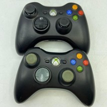 Xbox 360 Wireless Controller Official Microsoft Original OEM Clean Lot Of 2 - £11.65 GBP