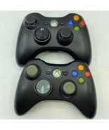 Xbox 360 Wireless Controller Official Microsoft Original OEM Clean Lot Of 2 - £11.65 GBP