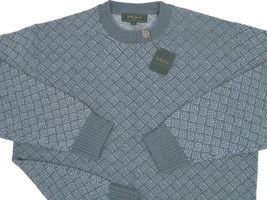 NEW $225 Bobby Jones Collection Sweater!  XXL  Blue & Gray Pattern  Heavy & Soft - $119.99