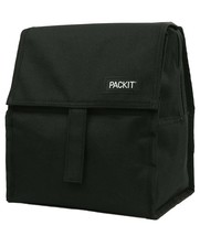PackIt Freezable Lunch Bag with Zip Closure, Black - £34.60 GBP