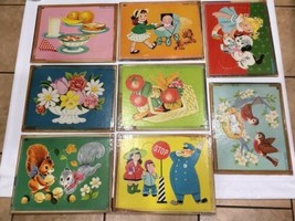 Whitman Publishing LOT OF 8 Vintage Tray Puzzles Made in USA 14.5x11.5  - £14.00 GBP