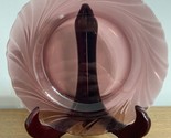 DURALEX Rivage Amethyst Glass Swirl Textured Set Of 7 Dinner Plate 9-1/8... - $34.29