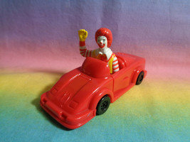 Vintage 1991 McDonald&#39;s Connect-a Car Ronald in Red Car - UK - HTF - $6.87