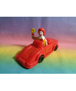 Vintage 1991 McDonald&#39;s Connect-a Car Ronald in Red Car - UK - HTF - £5.39 GBP