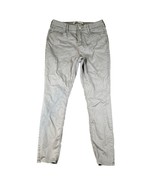 Old Navy Womens 10 Gray Rockstar Super Skinny High Rise Flat Front Pants... - £12.44 GBP