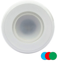 Shadow-Caster Color-Changing White, Blue &amp; Red Dimmable - White Powder Coat Down - £91.17 GBP