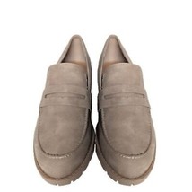 Me Too Oriel Nutmeg Vegan Suede Chunky Lug Sole Penny Loafer Shoes Size ... - £27.69 GBP