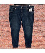 Calvin Klein Jeans Sz TAG 33x28 ACTUAL 35x27 CKJ 011 Mid Rise Skinny Str... - £27.51 GBP